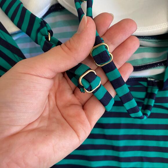 Motherhood Beach Bump Green Black Tankini‎ Set Swim suit Size XL Beach Vacation - Picture 8 of 13